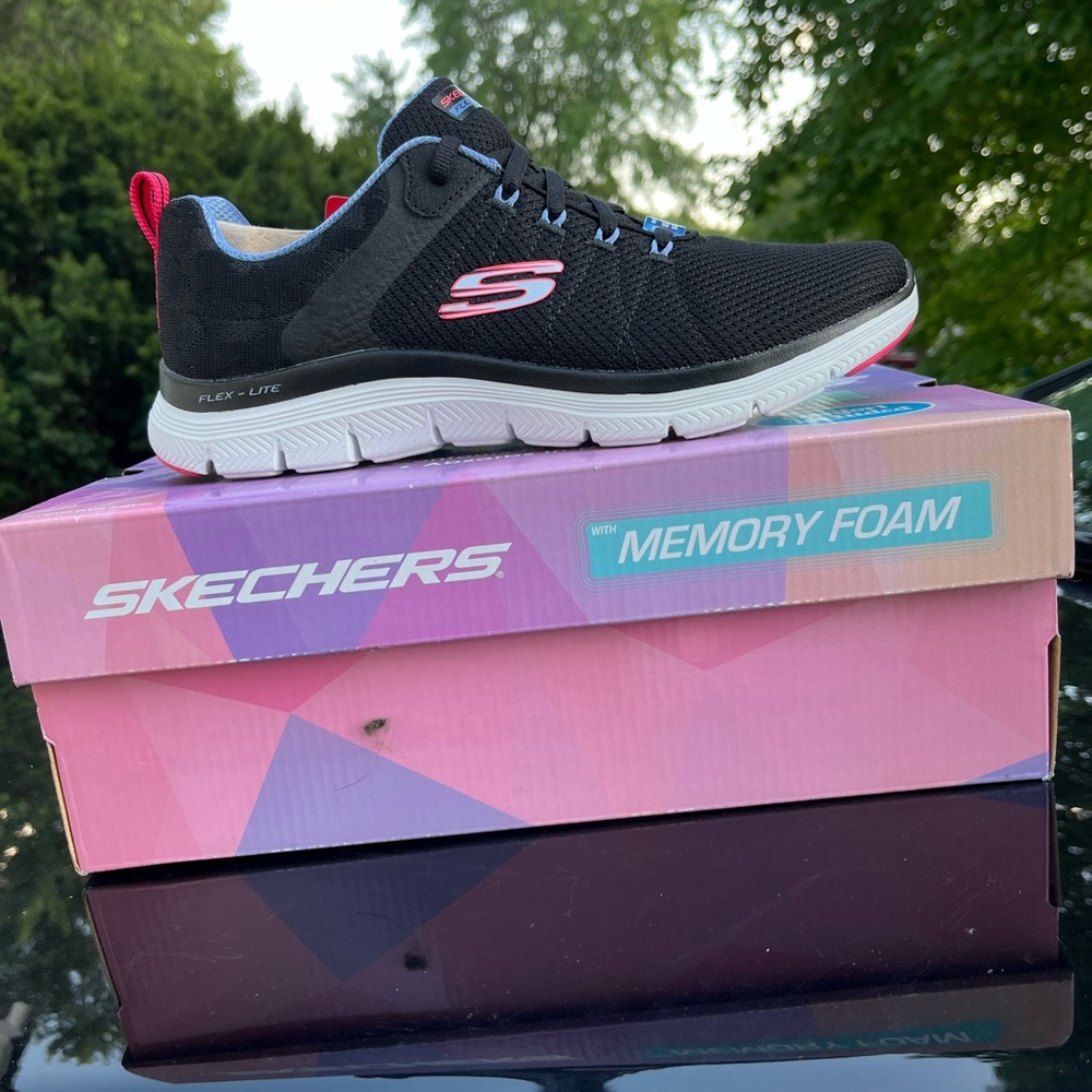 Skechers at a great discount! QVC Exclusive Brand New Memory Foam for comfort!